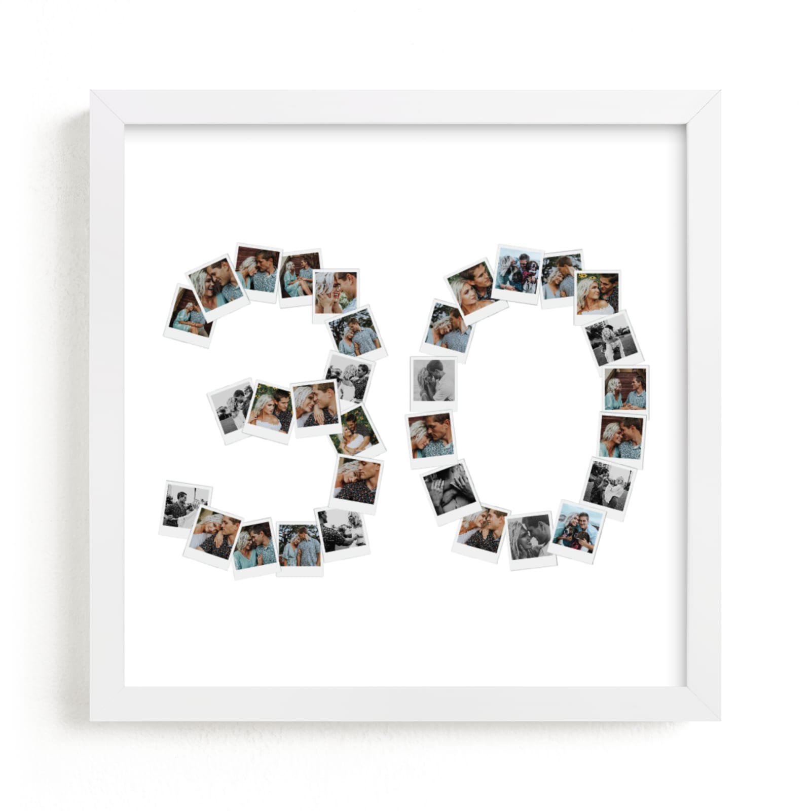 "30" - Custom Photo Art by Minted in beautiful frame options and a variety of sizes.