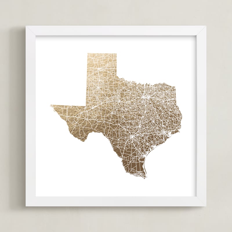 Texas Map Filled