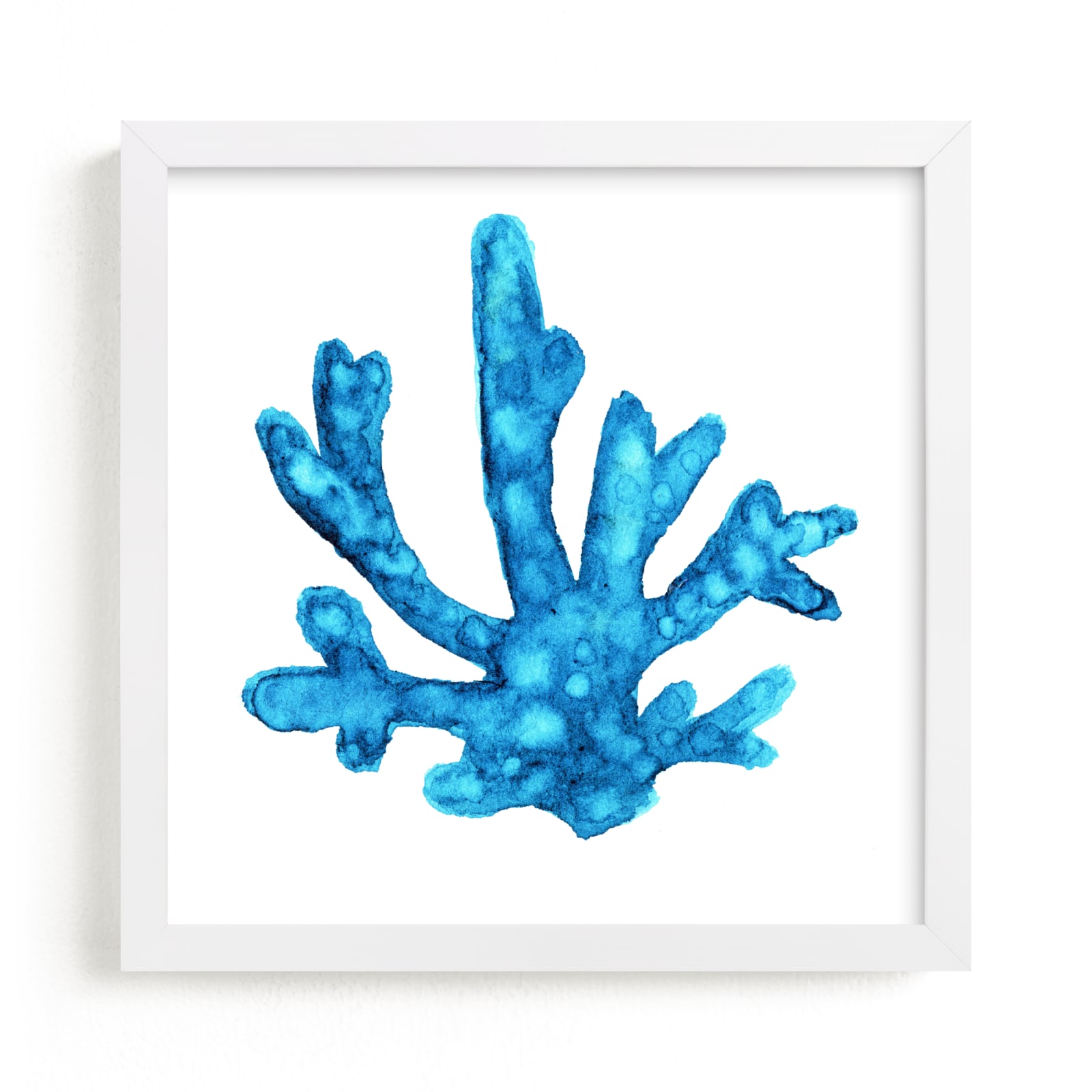 "Blue Caribbean Coral" - Limited Edition Art Print by Charlene Landry in beautiful frame options and a variety of sizes.