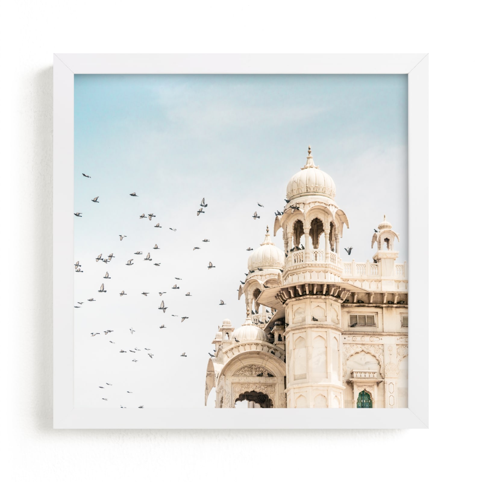 "Fly Away Palace" - Limited Edition Art Print by Kamala Nahas in beautiful frame options and a variety of sizes.