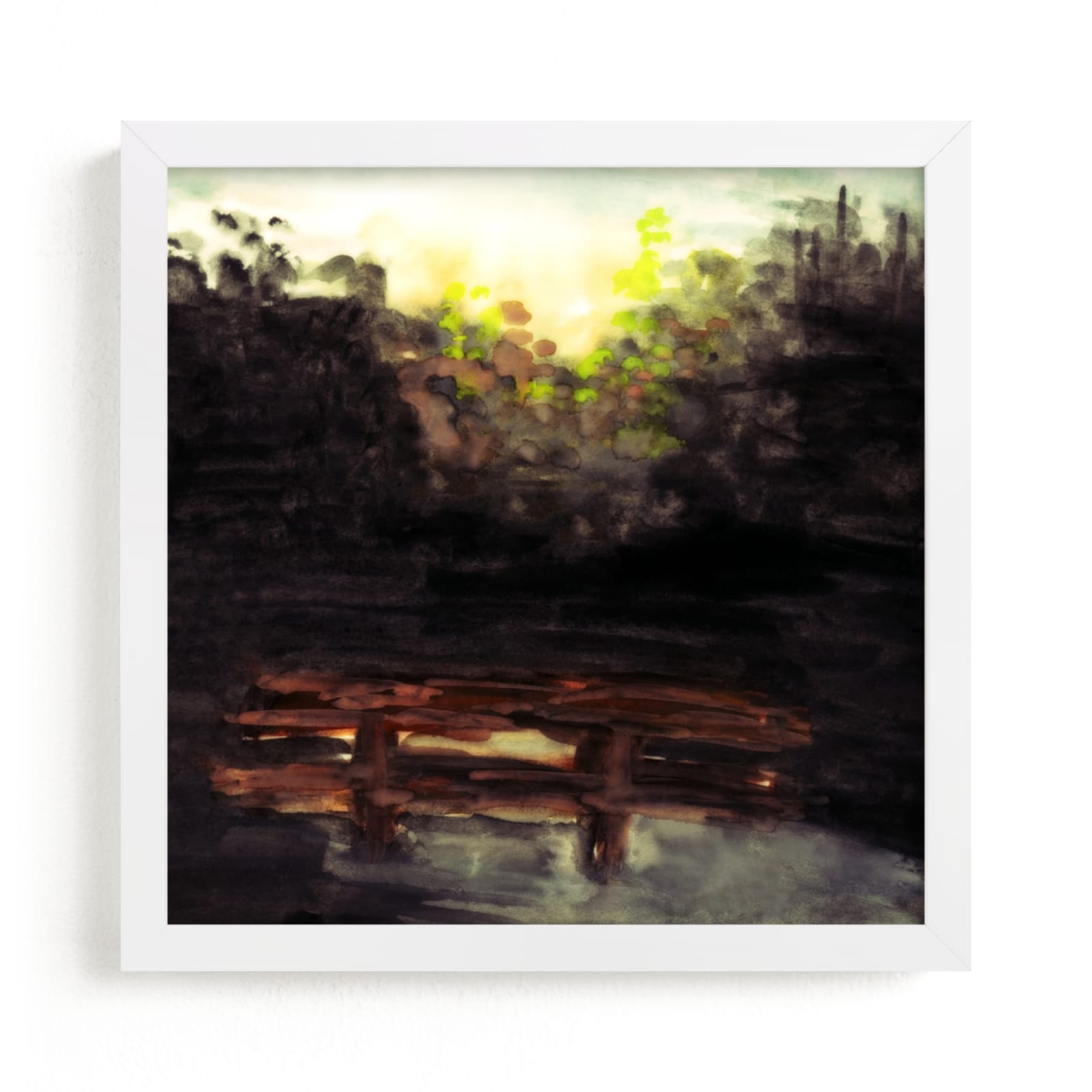 "A Summer Night" - Limited Edition Art Print by Mande Calhoun in beautiful frame options and a variety of sizes.