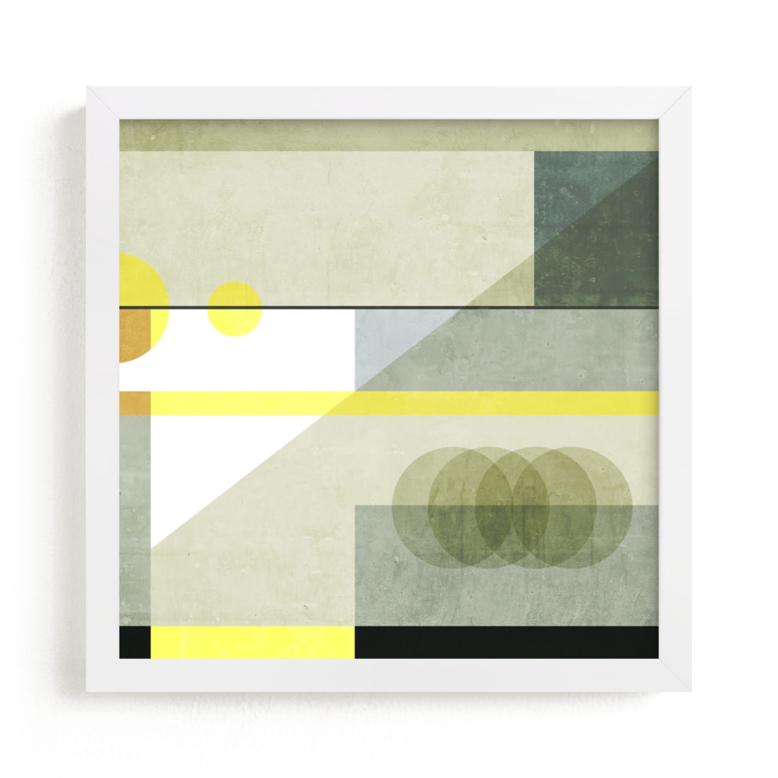 "Concrete blocks" - Limited Edition Art Print by Lucrecia Caporale in beautiful frame options and a variety of sizes.