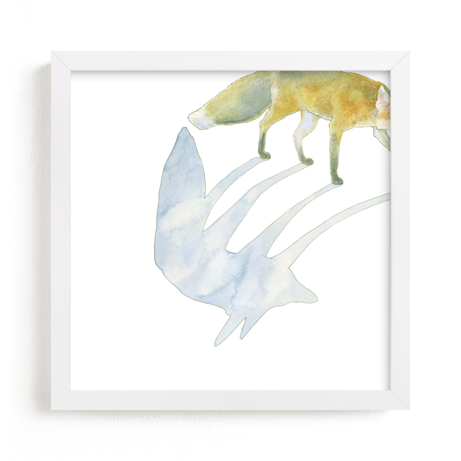 "Fox Shadow" - Limited Edition Art Print by Natalie Groves in beautiful frame options and a variety of sizes.