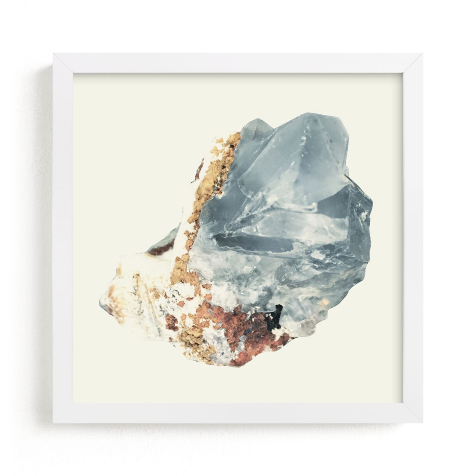 "Rock Study 2 fluorite" - Limited Edition Art Print by Baumbirdy in beautiful frame options and a variety of sizes.