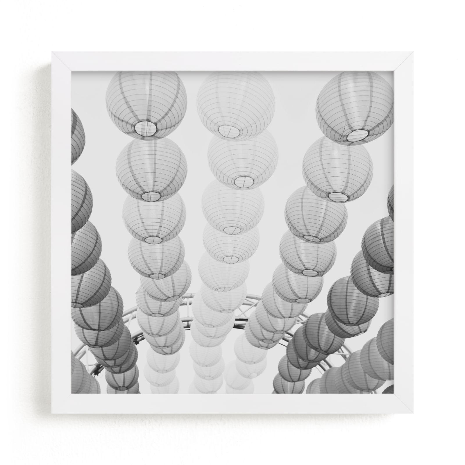 "Paper Lanterns" - Limited Edition Art Print by Catherine Culvenor in beautiful frame options and a variety of sizes.