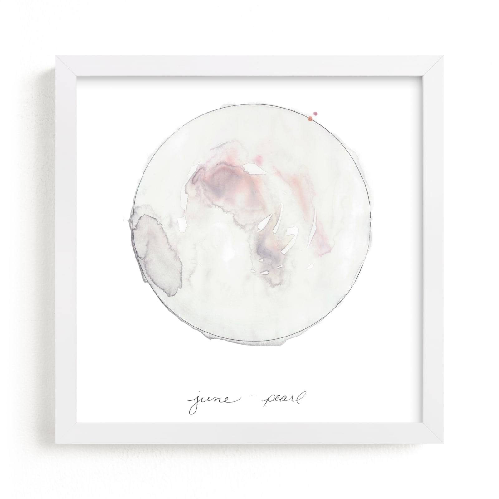 "June - Pearl" - Limited Edition Art Print by Naomi Ernest in beautiful frame options and a variety of sizes.