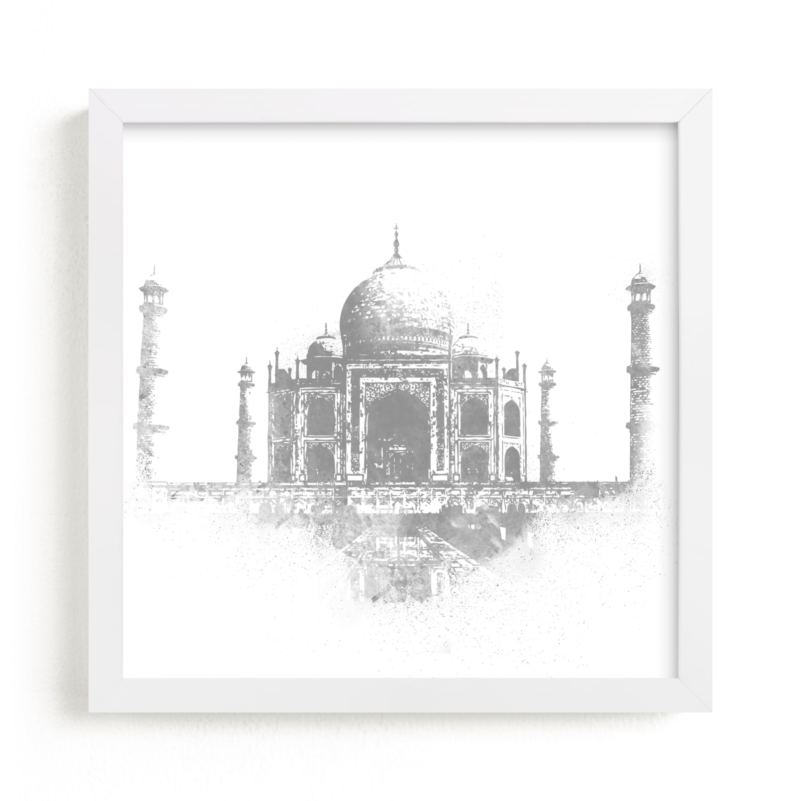 Premium Photo | Pencil Sketch of Taj Mahal with Fountain