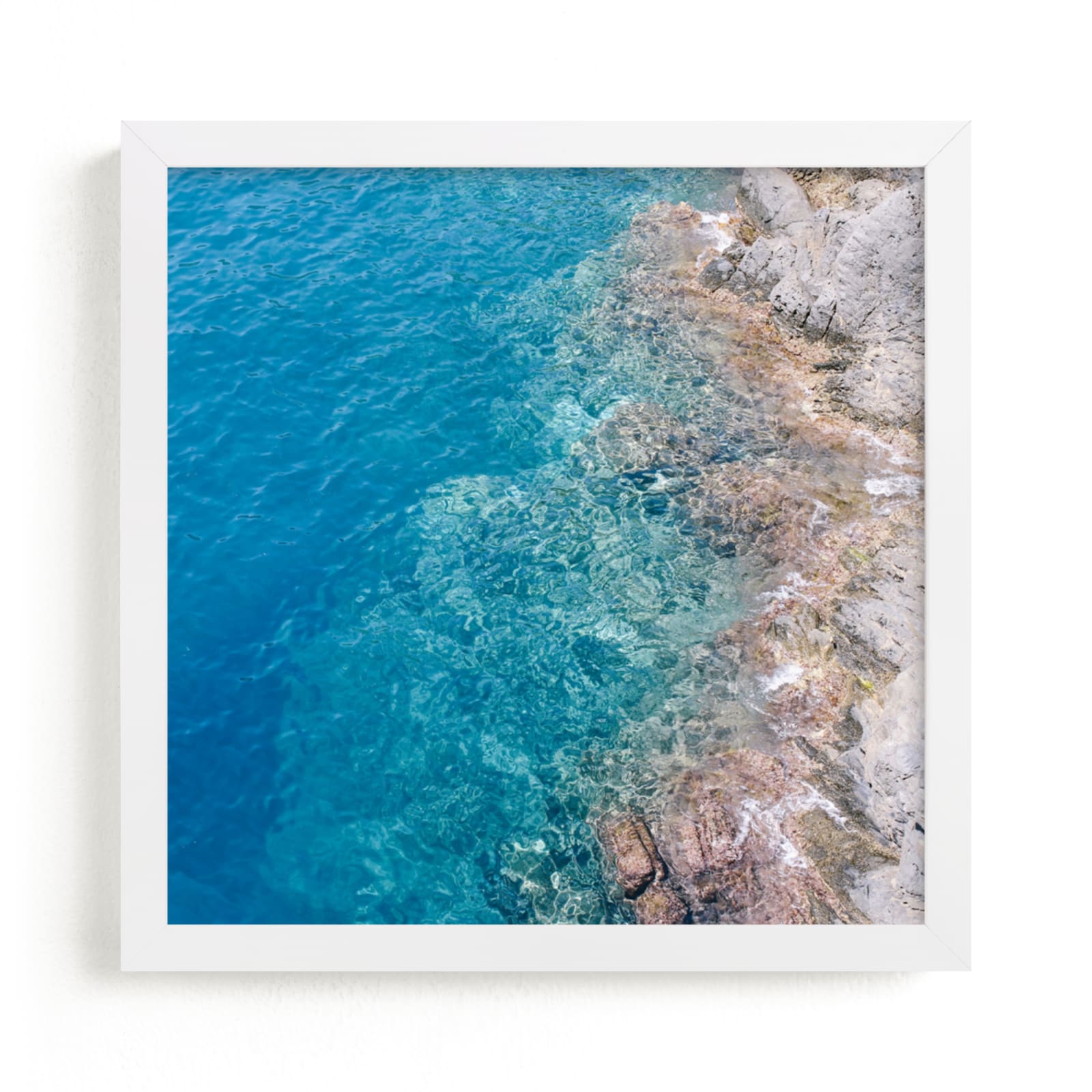 "Turquoise II" - Limited Edition Art Print by lulu and isabelle in beautiful frame options and a variety of sizes.