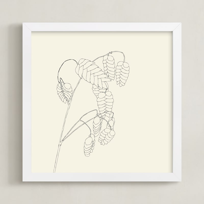 "Grass With Seed" - Limited Edition Art Print by Jorey Hurley in beautiful frame options and a variety of sizes.