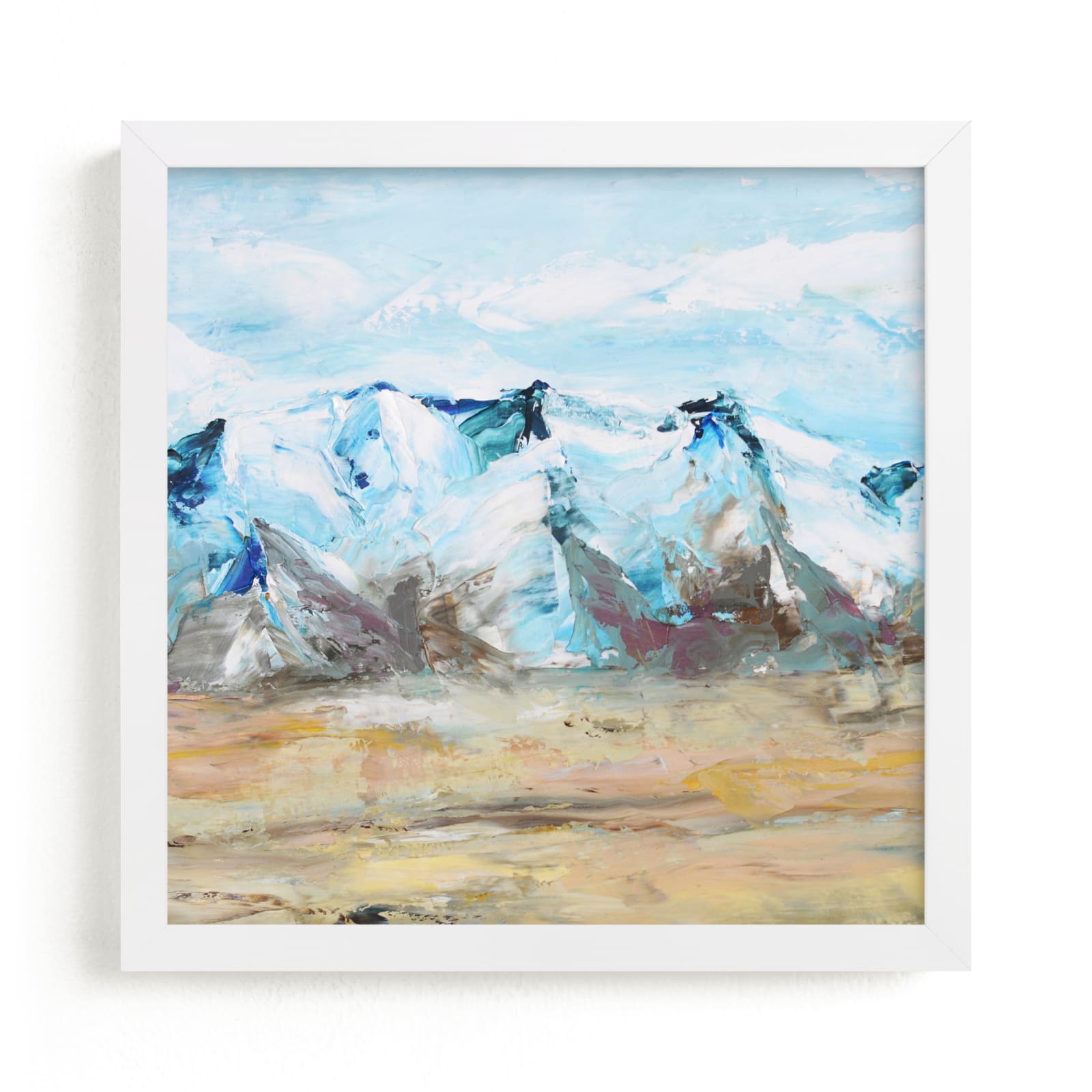 "Blue Mountain 1" - Limited Edition Art Print by Laura Morris in beautiful frame options and a variety of sizes.