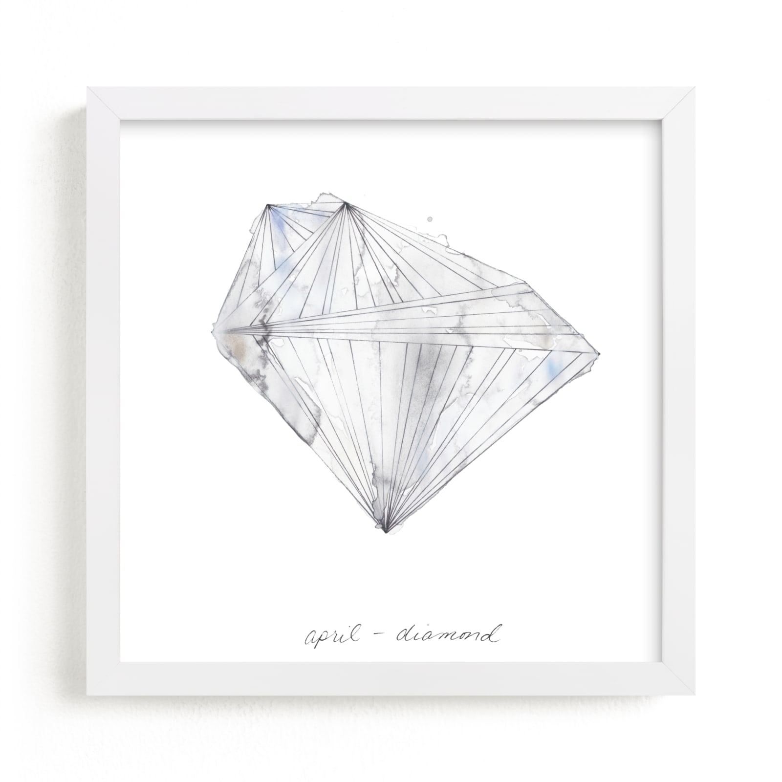 "April - Diamond" - Limited Edition Art Print by Naomi Ernest in beautiful frame options and a variety of sizes.