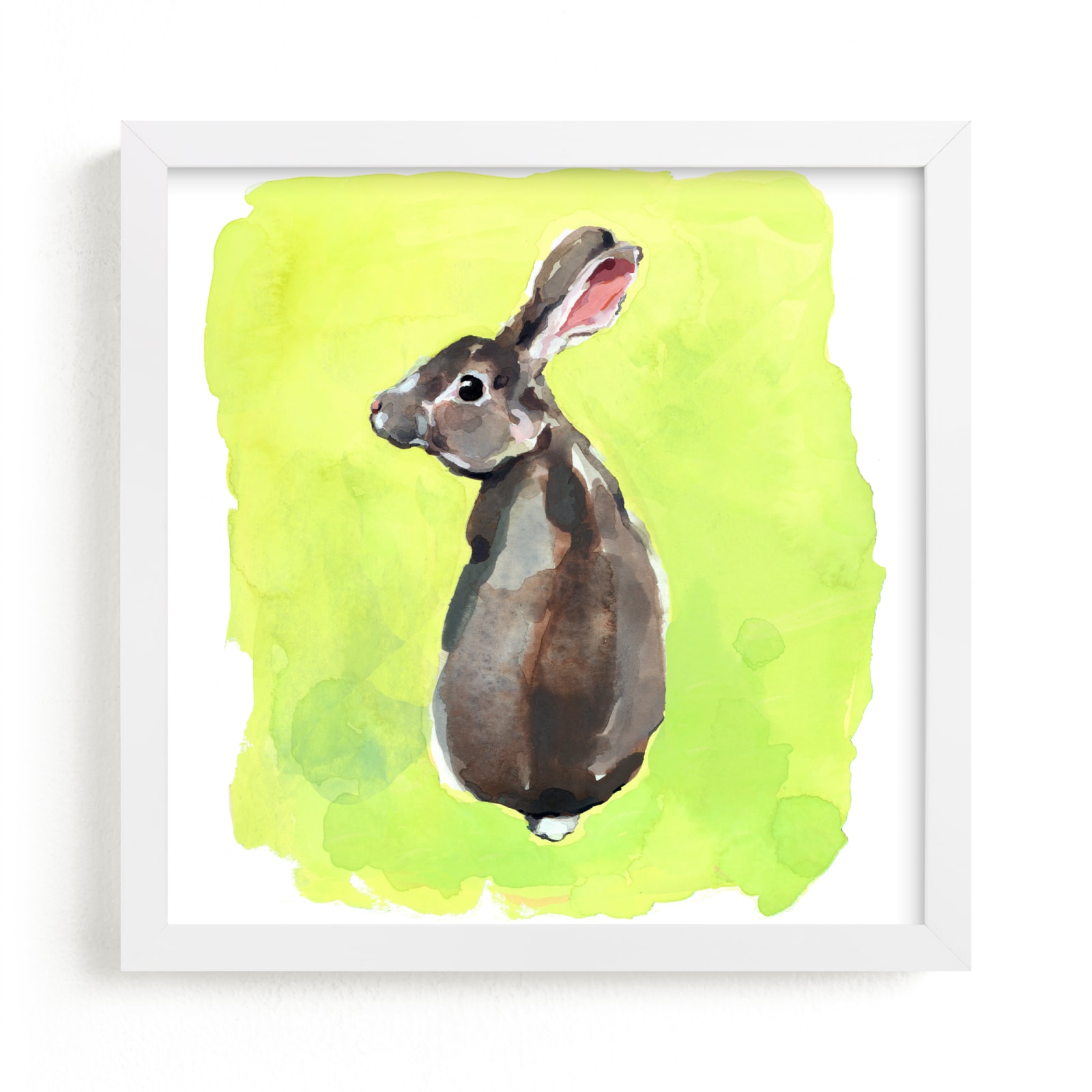 "Wild Rabbit" - Limited Edition Art Print by Betty Hatchett in beautiful frame options and a variety of sizes.