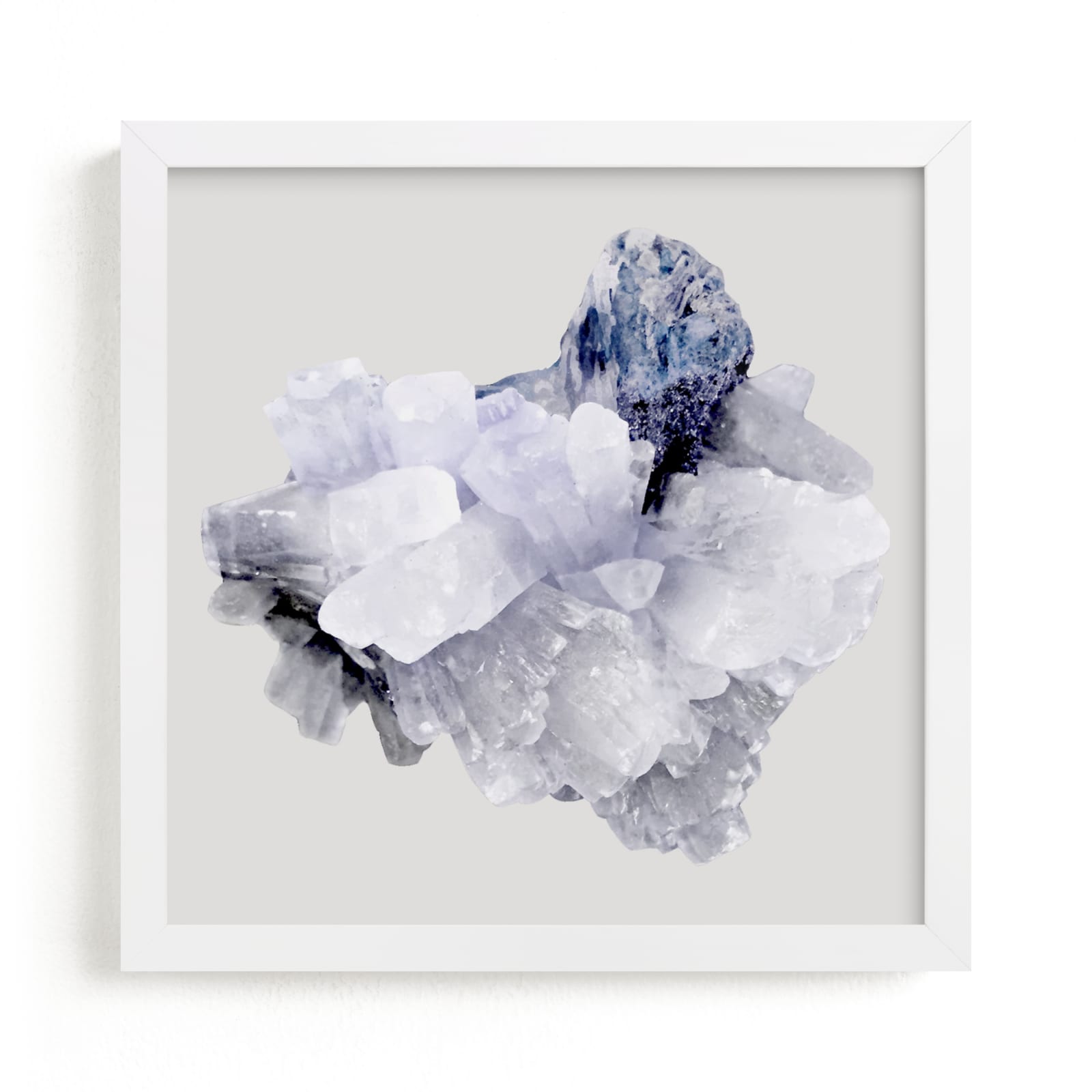 "Ice Crystal" - Grownup Open Edition Non-custom Art Print by Baumbirdy in beautiful frame options and a variety of sizes.