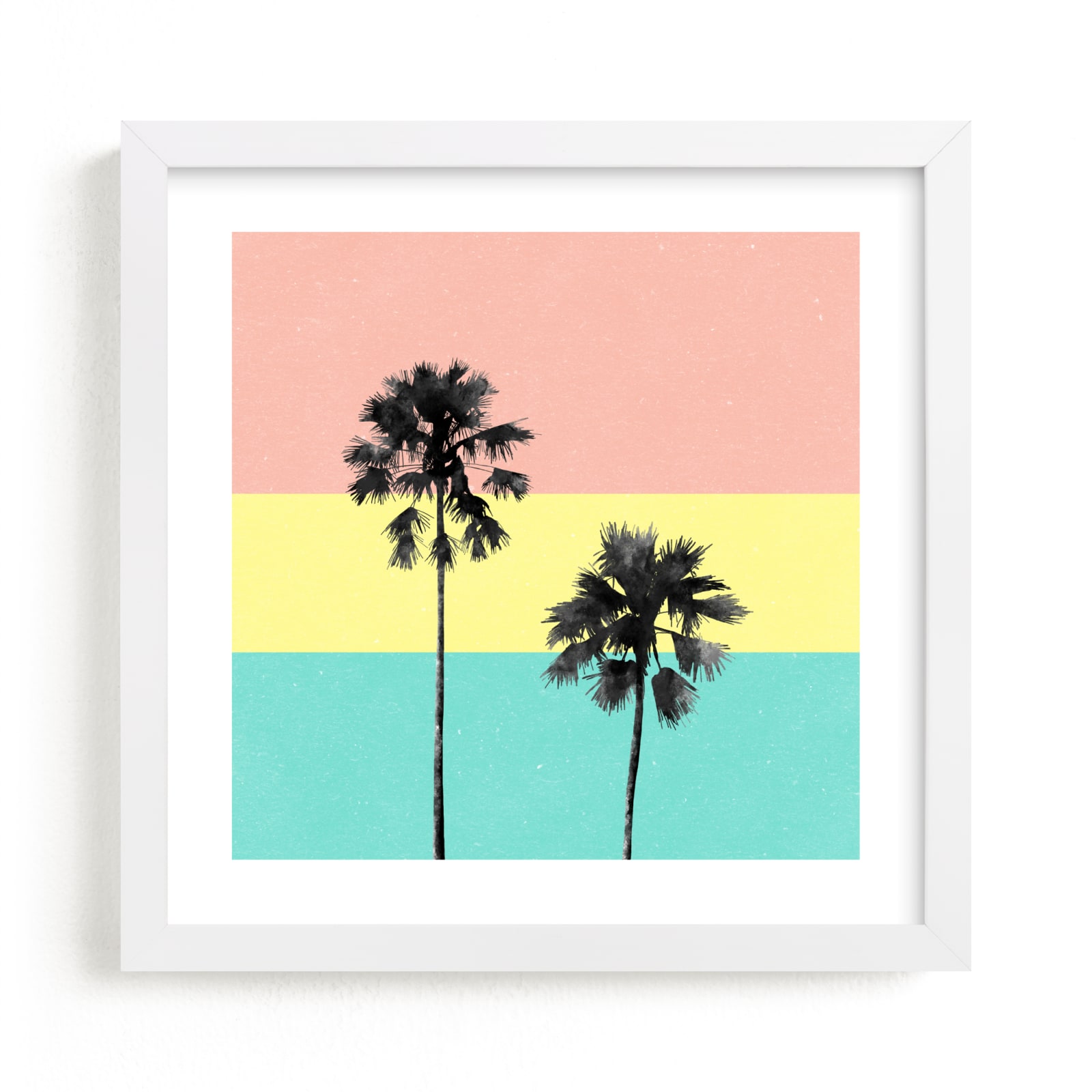 "Palm Tree Silhouette" - Limited Edition Art Print by Cass Loh in beautiful frame options and a variety of sizes.