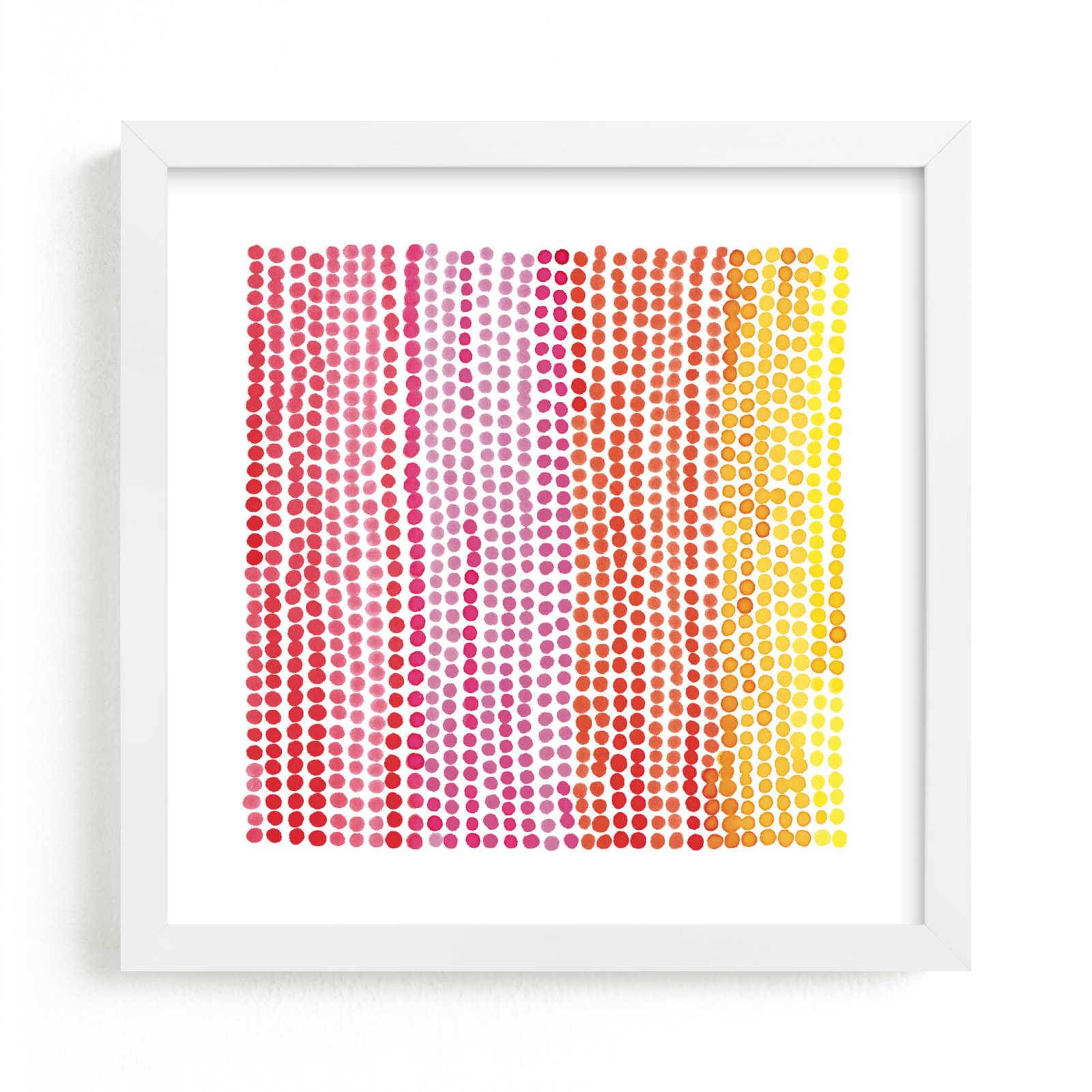 "Rainbow Dots 1" - Limited Edition Art Print by Kerry Doyle in beautiful frame options and a variety of sizes.