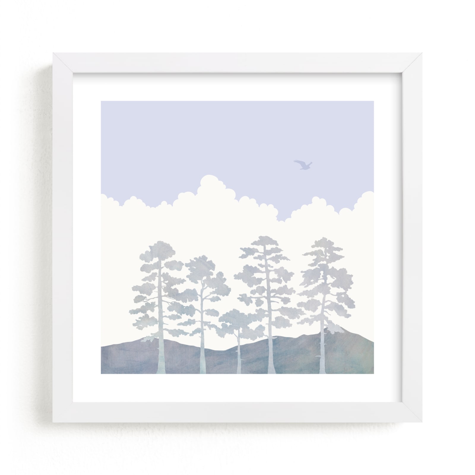 "Treetops" - Limited Edition Art Print by Field and Sky in beautiful frame options and a variety of sizes.