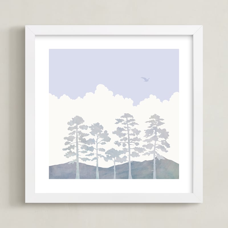 "Treetops" - Limited Edition Art Print by Field and Sky in beautiful frame options and a variety of sizes.