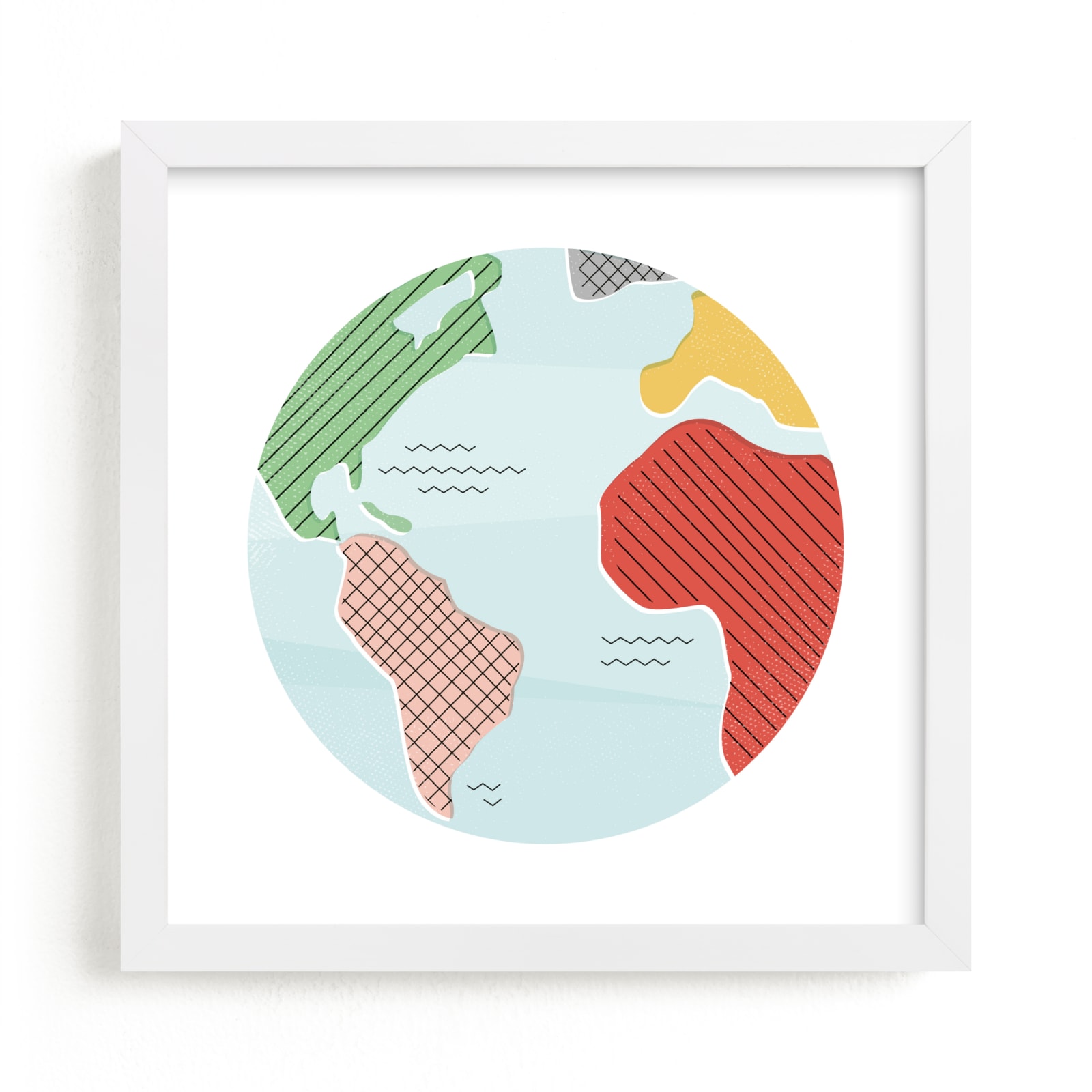 "Wonderful World" - Limited Edition Art Print by Jessie Steury in beautiful frame options and a variety of sizes.