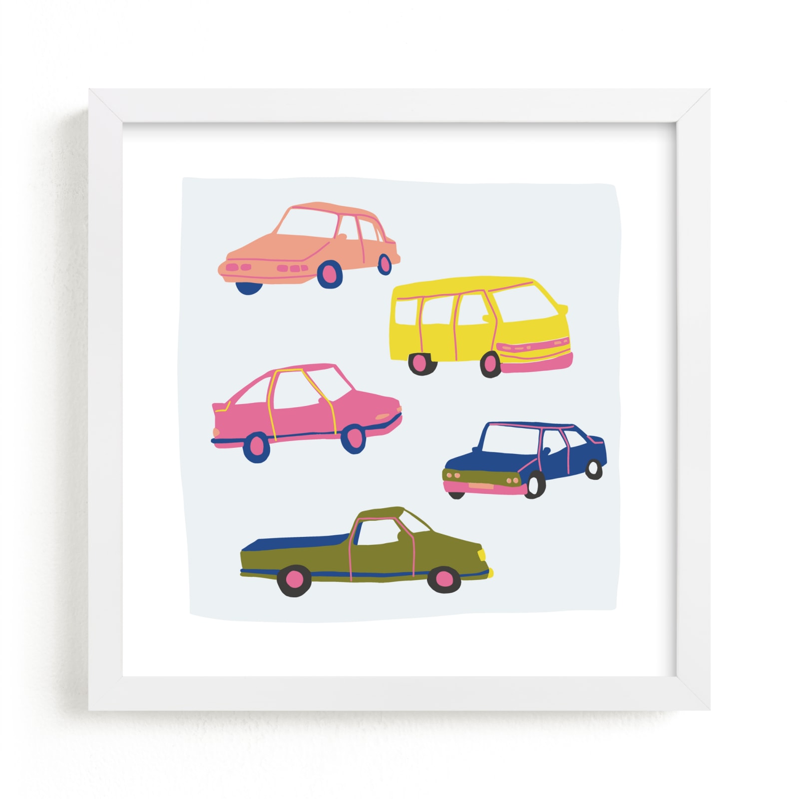 "Vroom Vroom" - Limited Edition Art Print by Alicia Schultz in beautiful frame options and a variety of sizes.