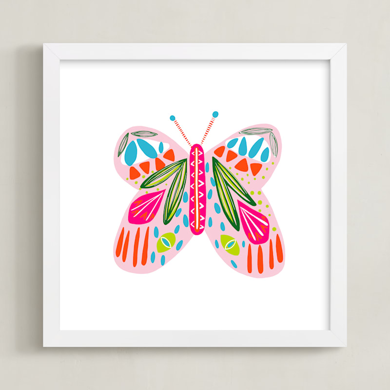 "A Butterfly" - Limited Edition Art Print by Lauren Semmer in beautiful frame options and a variety of sizes.