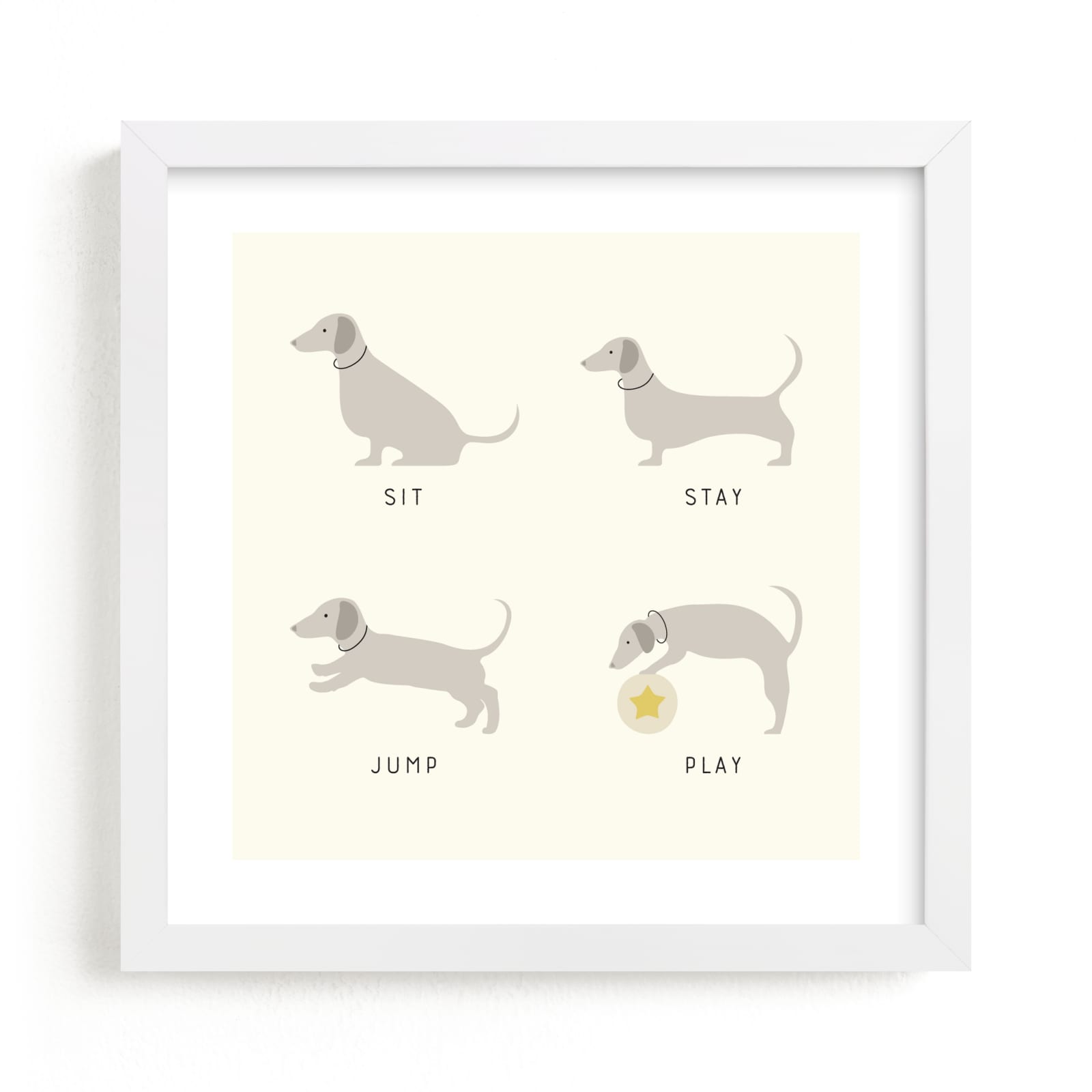 "Good Dog" - Limited Edition Art Print by Alexandra Cohn in beautiful frame options and a variety of sizes.