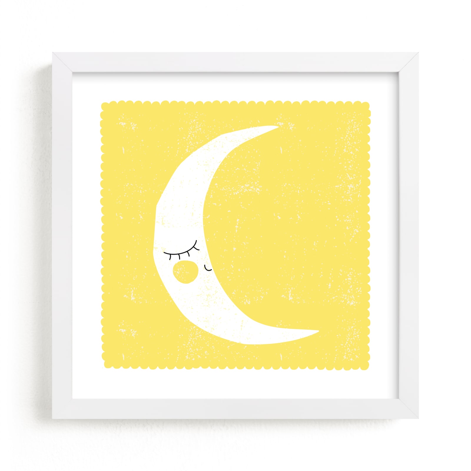 "Sleepy Moon" by Angela Thompson in beautiful frame options and a variety of sizes.
