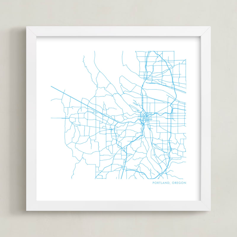 Custom Map Art Completely Custom Map Art by Minted Minted