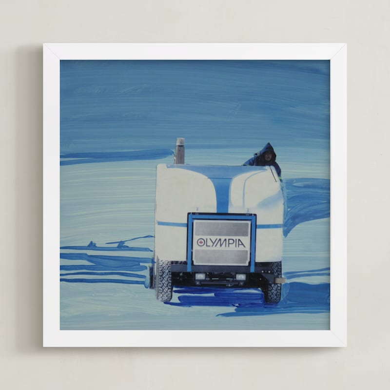 "Toronto Lakefront Zamboni" - Art Print by Annie Seaton in beautiful frame options and a variety of sizes.