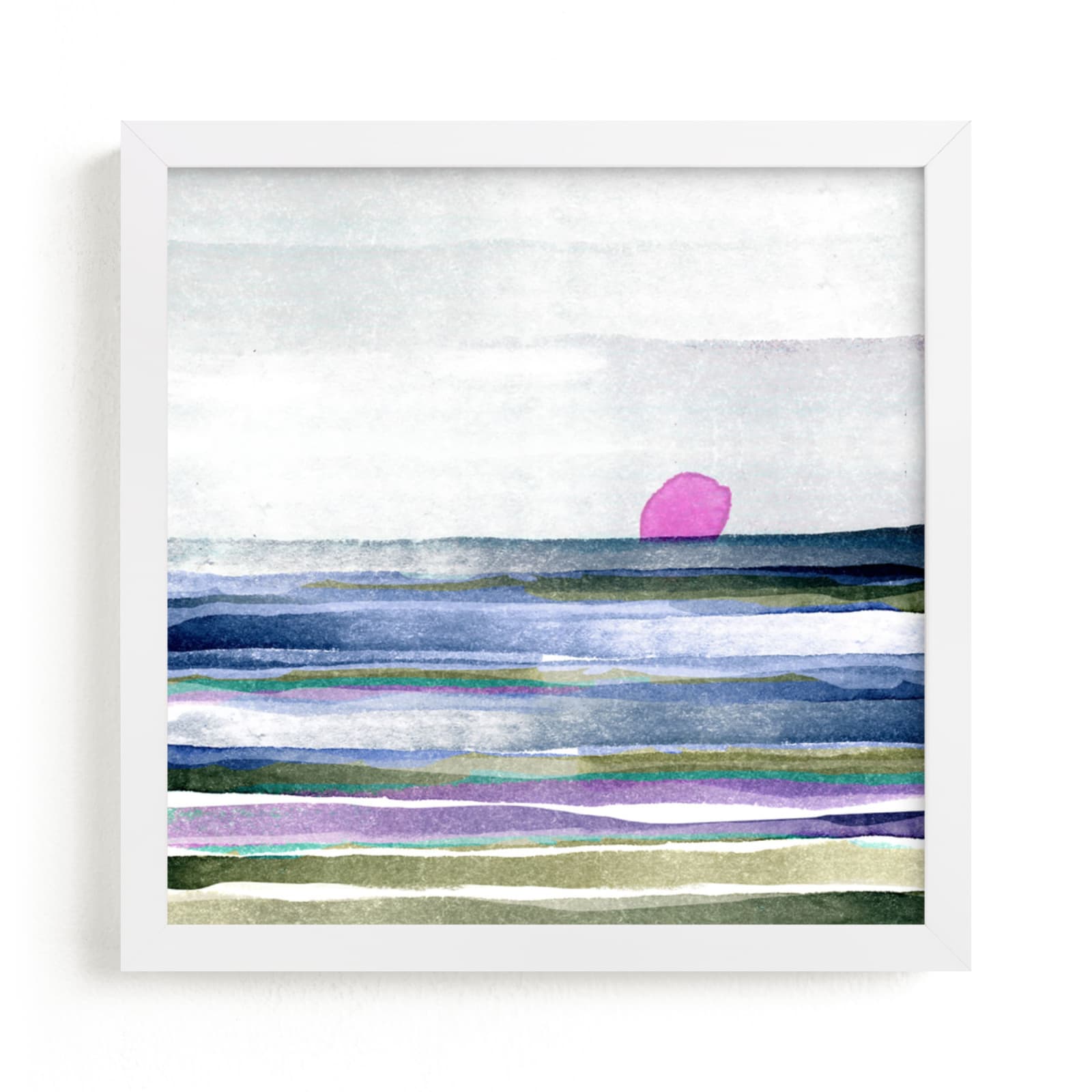 "New Horizon" - Art Print by Amy Moen in beautiful frame options and a variety of sizes.