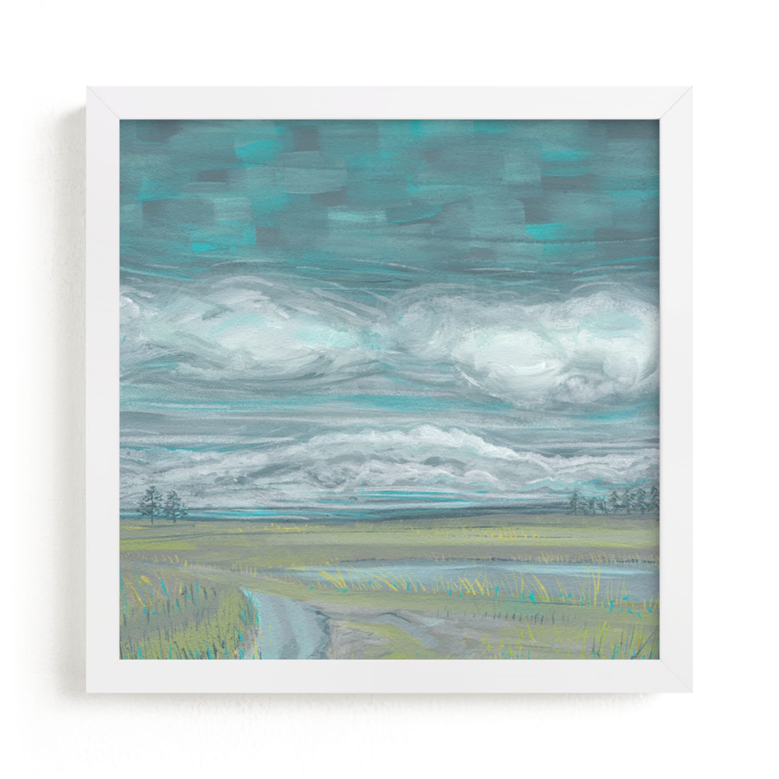 "End of The Road View II" - Art Print by Hettie Roberts in beautiful frame options and a variety of sizes.