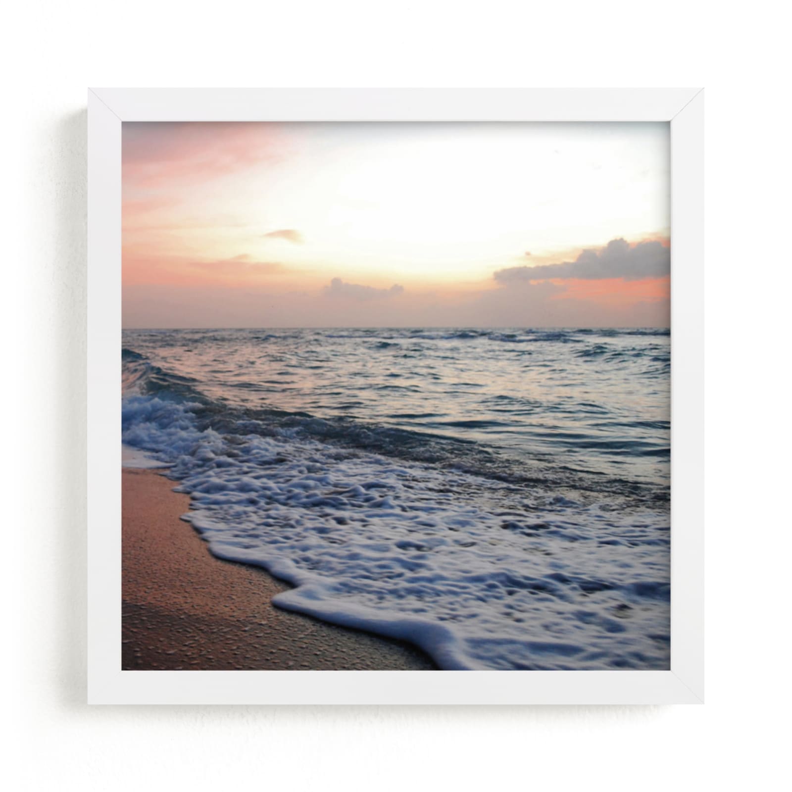 "Coastal Wave" - Art Print by Kate Ross in beautiful frame options and a variety of sizes.