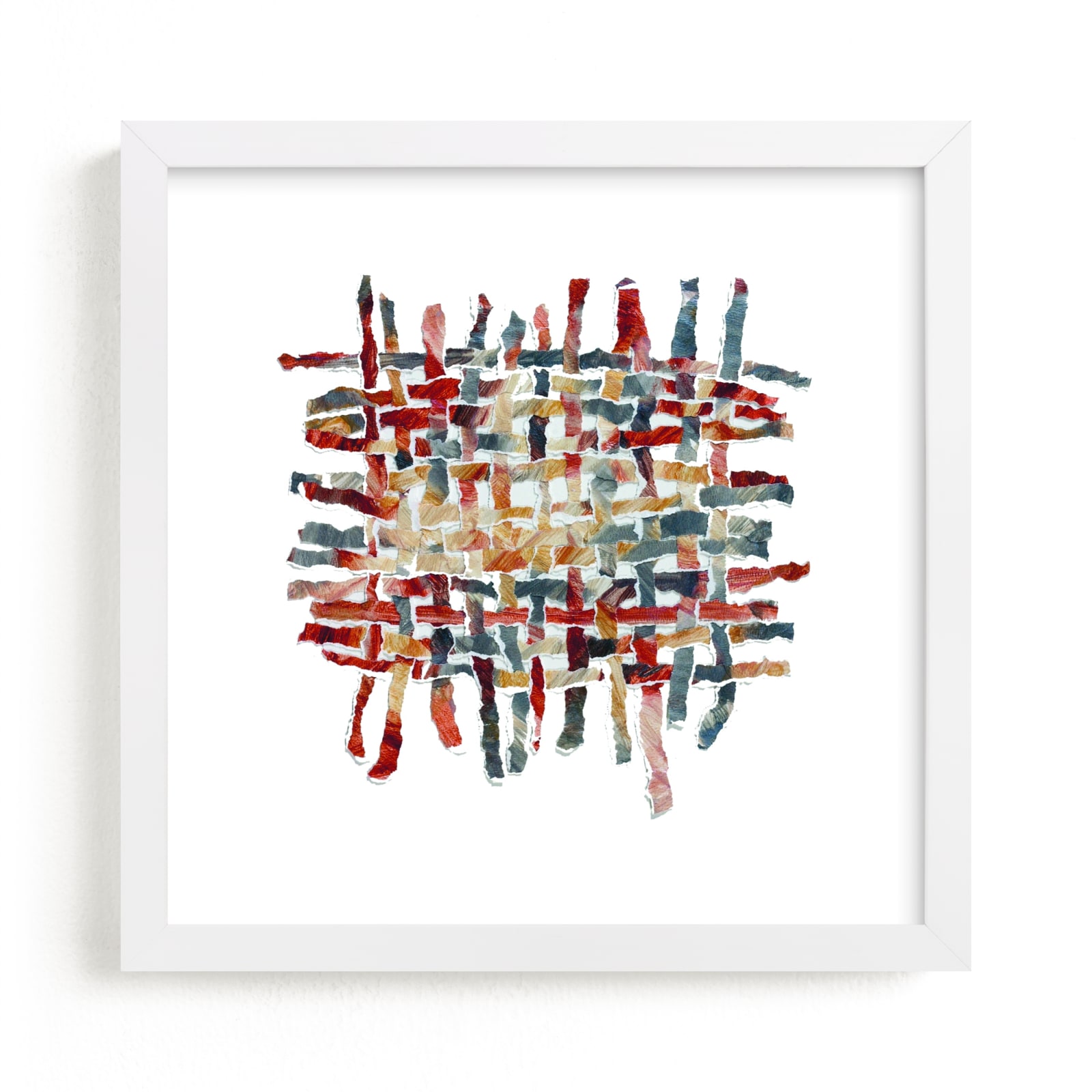 "Shimmer Weaving" - Art Print by Becky Kisabeth Gibbs in beautiful frame options and a variety of sizes.