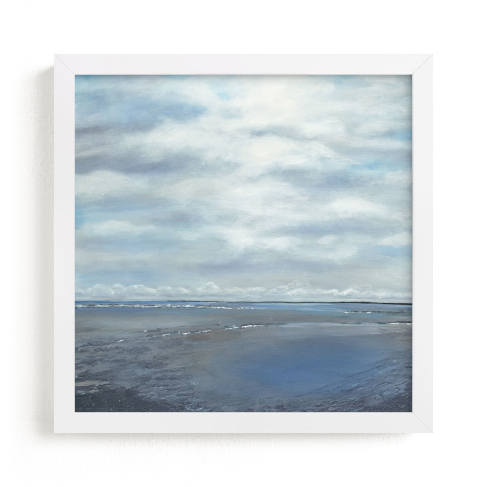 "After The Storm, Ocean's Edge" - Art Print by Becky Kisabeth Gibbs in beautiful frame options and a variety of sizes.