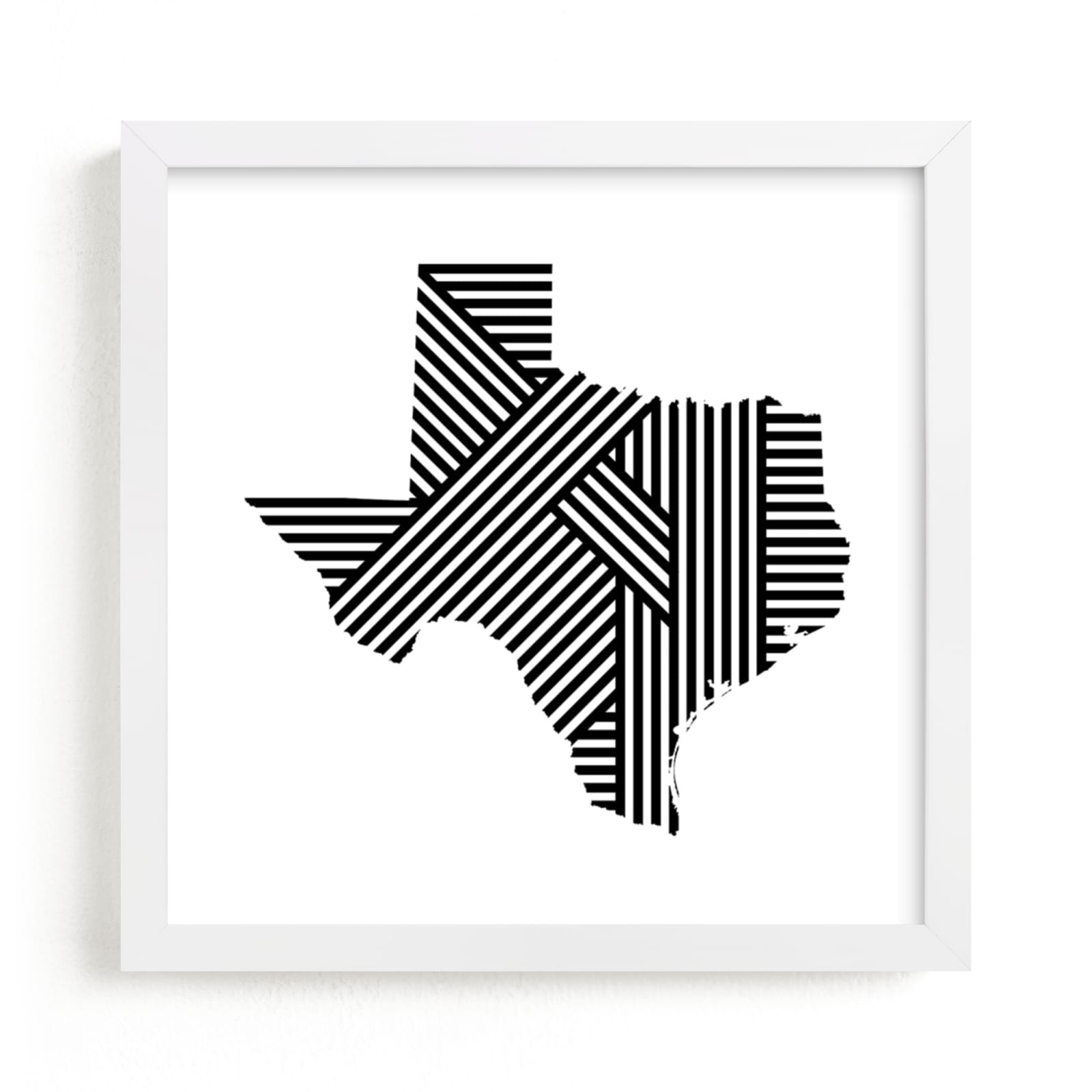 "State Lines, Texas" - Art Print by Owl and Toad in beautiful frame options and a variety of sizes.