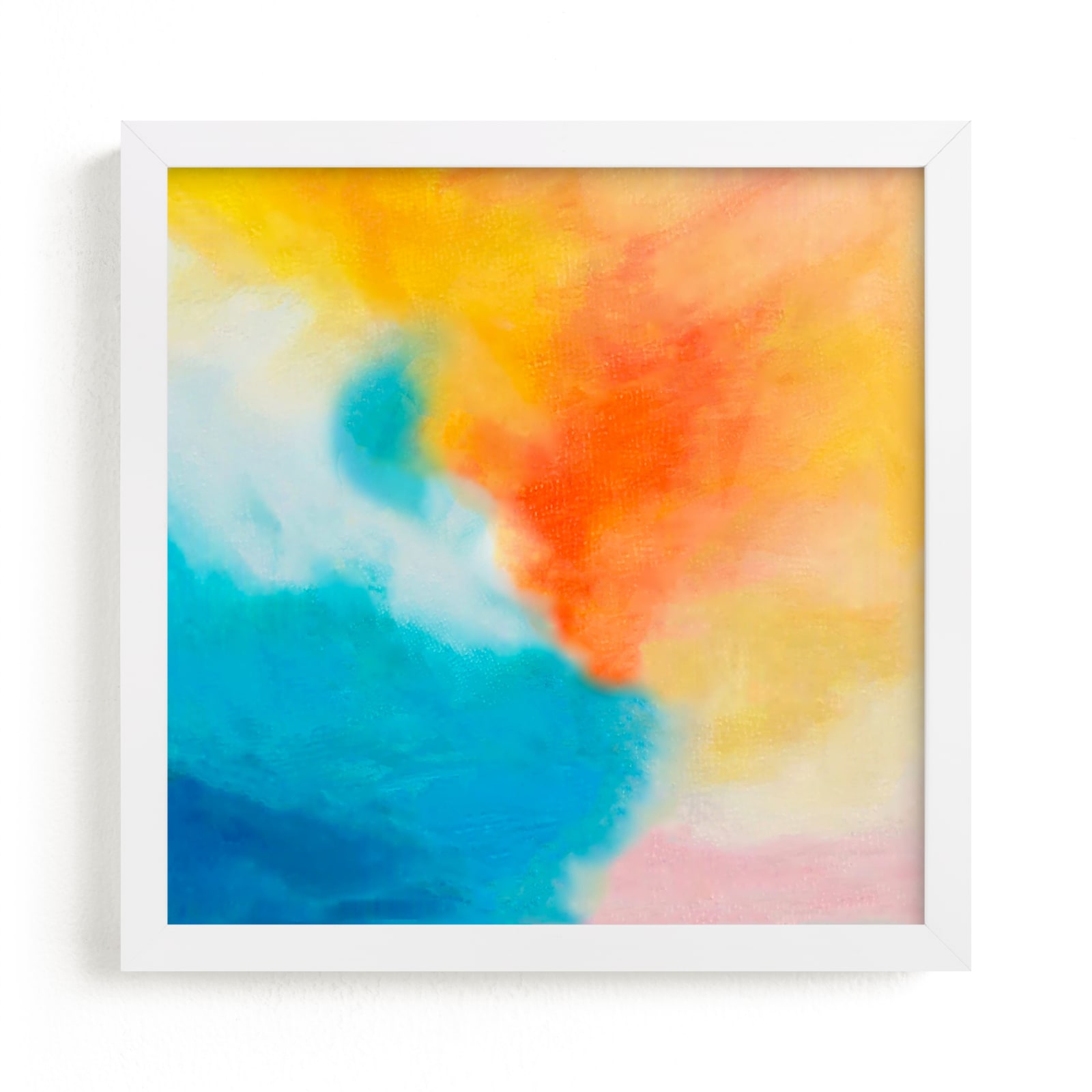 "Endless Summer Abstract" - Art Print by Melanie Biehle in beautiful frame options and a variety of sizes.