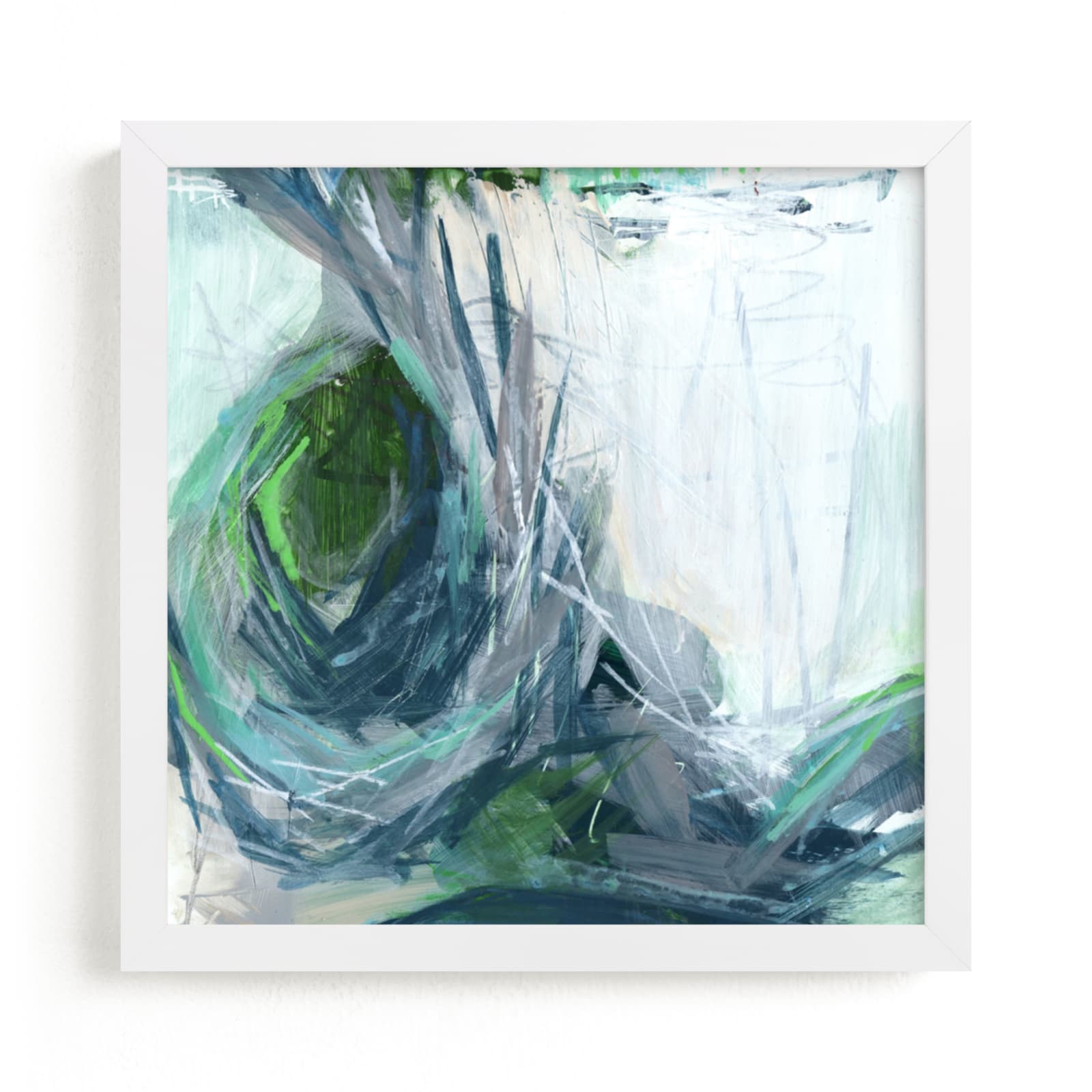 "Resounding Crash" - Art Print by Jennifer Daily in beautiful frame options and a variety of sizes.