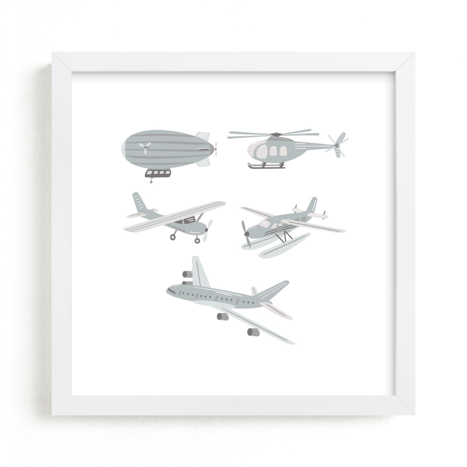 "Up in the Sky" - Art Print by Jennifer Holbrook in beautiful frame options and a variety of sizes.