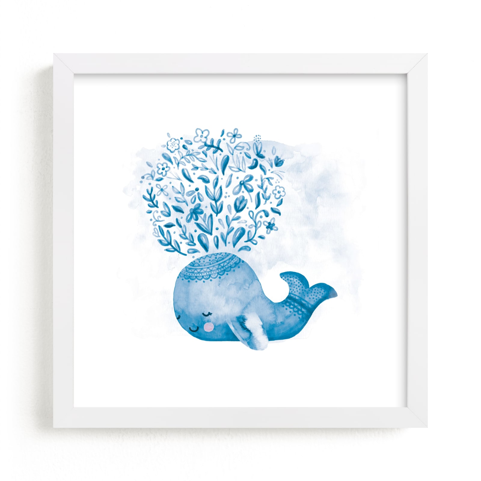 "Whaley Cute" - Art Print by Noonday Design in beautiful frame options and a variety of sizes.