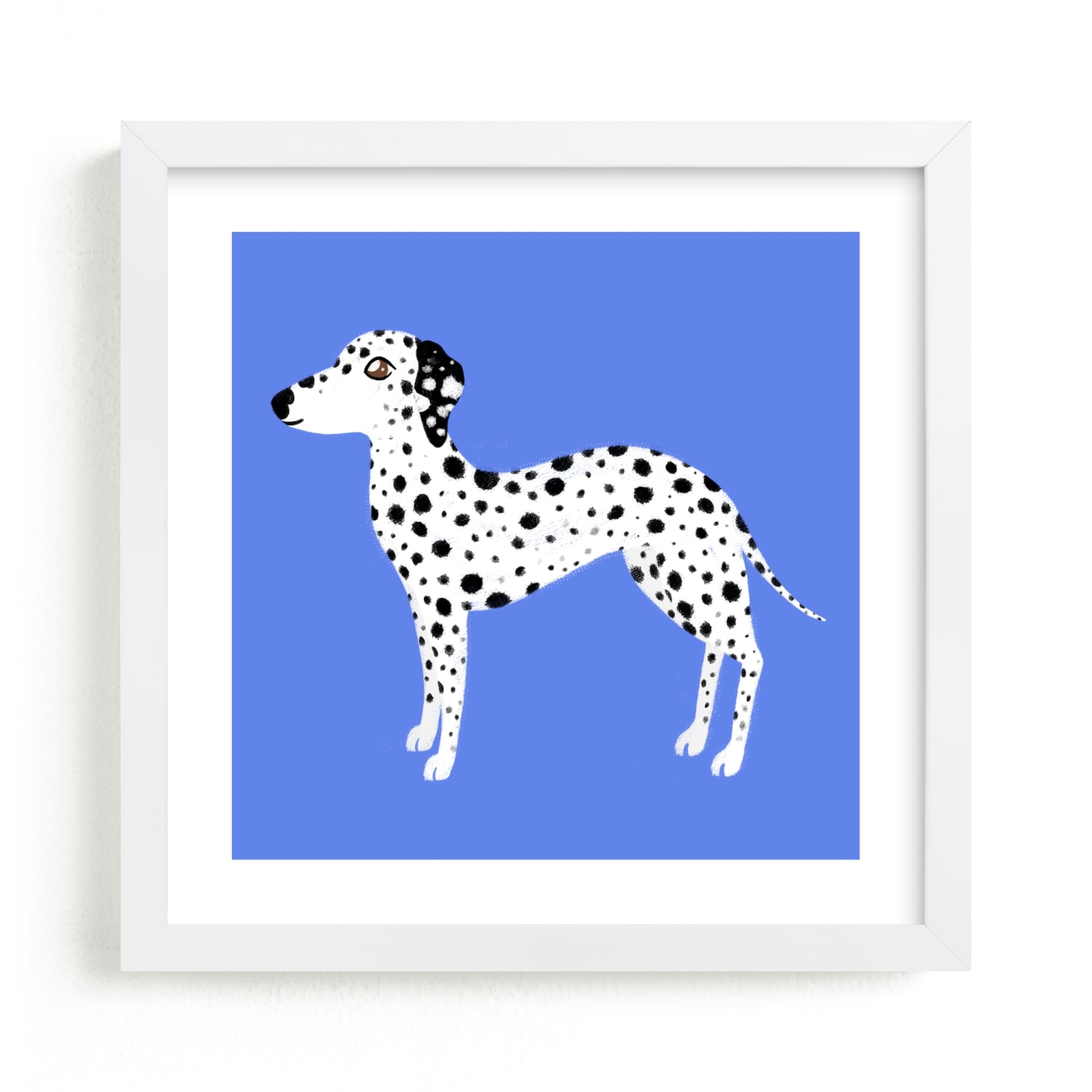 "Dotty Dalmation" - Art Print by Charla Pettingill in beautiful frame options and a variety of sizes.