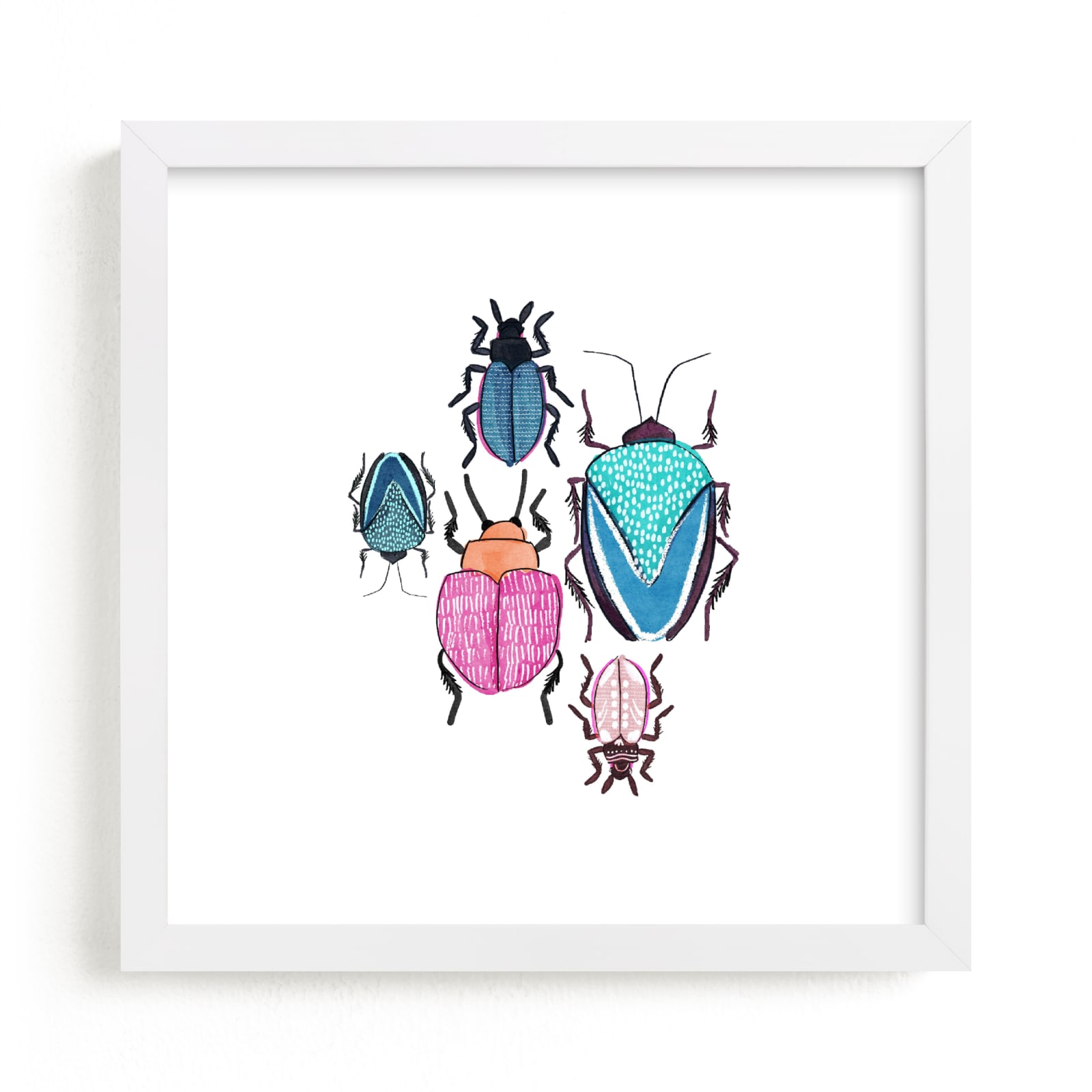 "Buggin" - Art Print by Britt Mills in beautiful frame options and a variety of sizes.