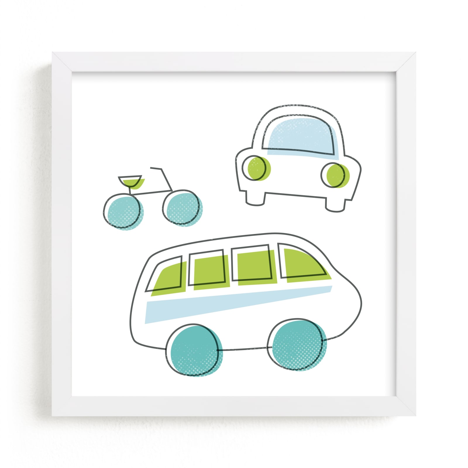 "Drive It" - Art Print by Jessie Steury in beautiful frame options and a variety of sizes.