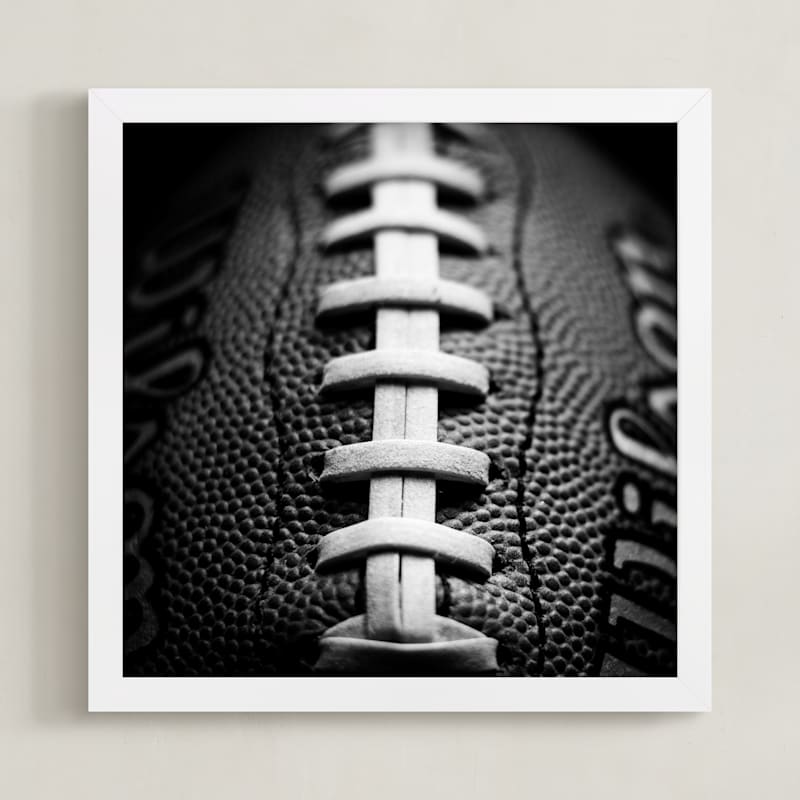 "Any Given Sunday 1 (Black + White)" - Art Print in Black & White by Shannon Howard - Framed