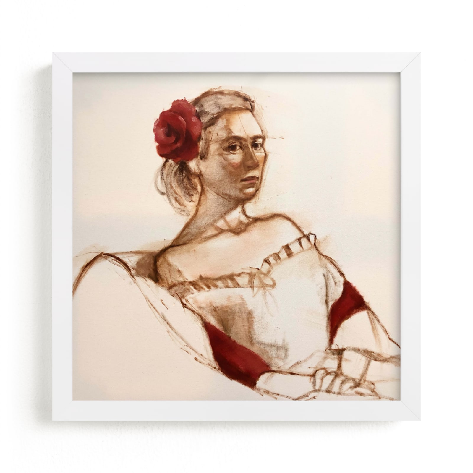 "Portrait of women" by Tae Lee in beautiful frame options and a variety of sizes.