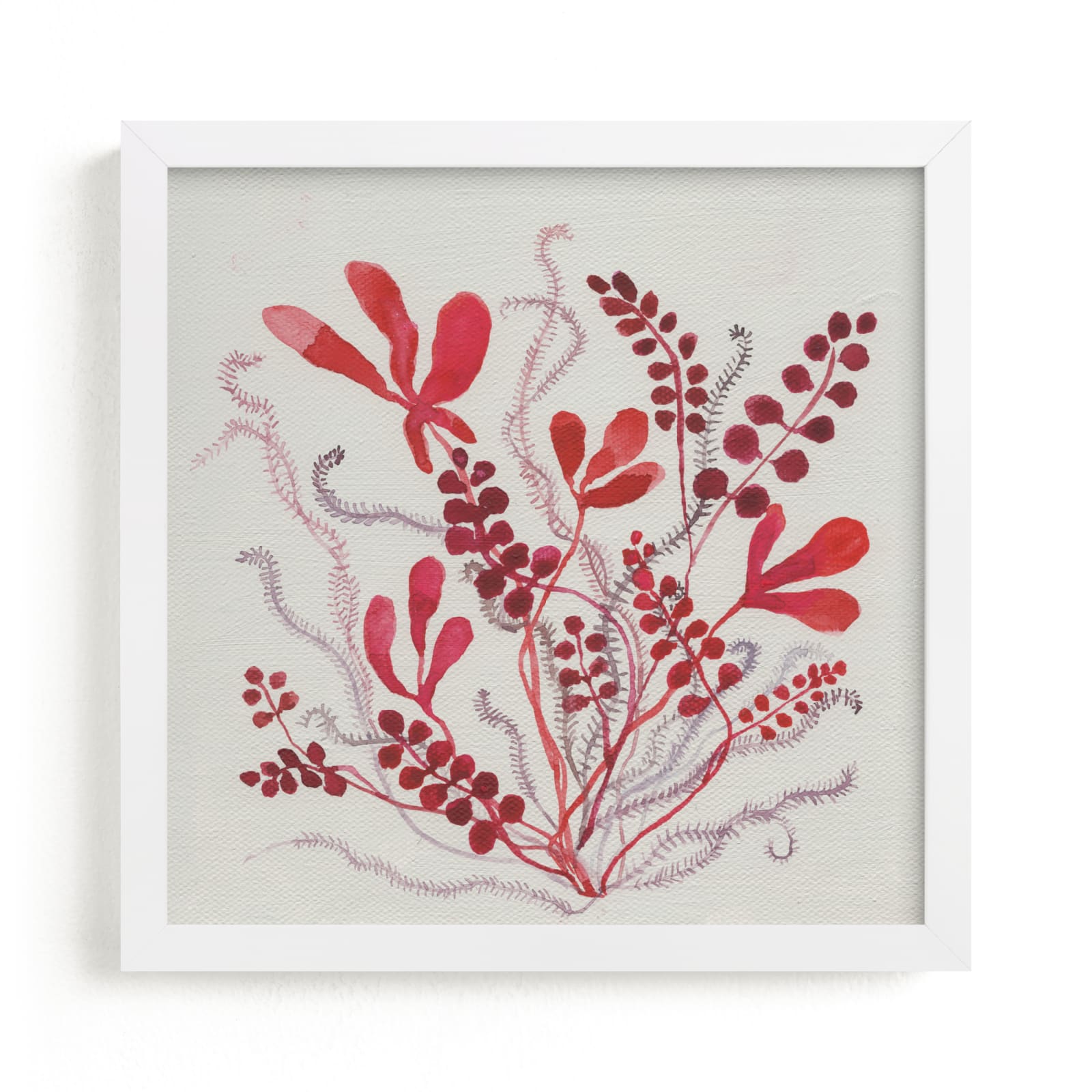 "Red Study III" by Aspa Gika in beautiful frame options and a variety of sizes.