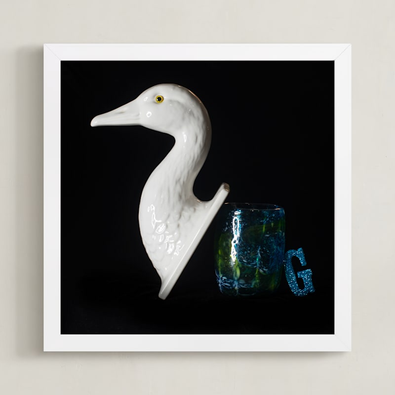 "G Is For G" by AMANDA LOMAX in beautiful frame options and a variety of sizes.