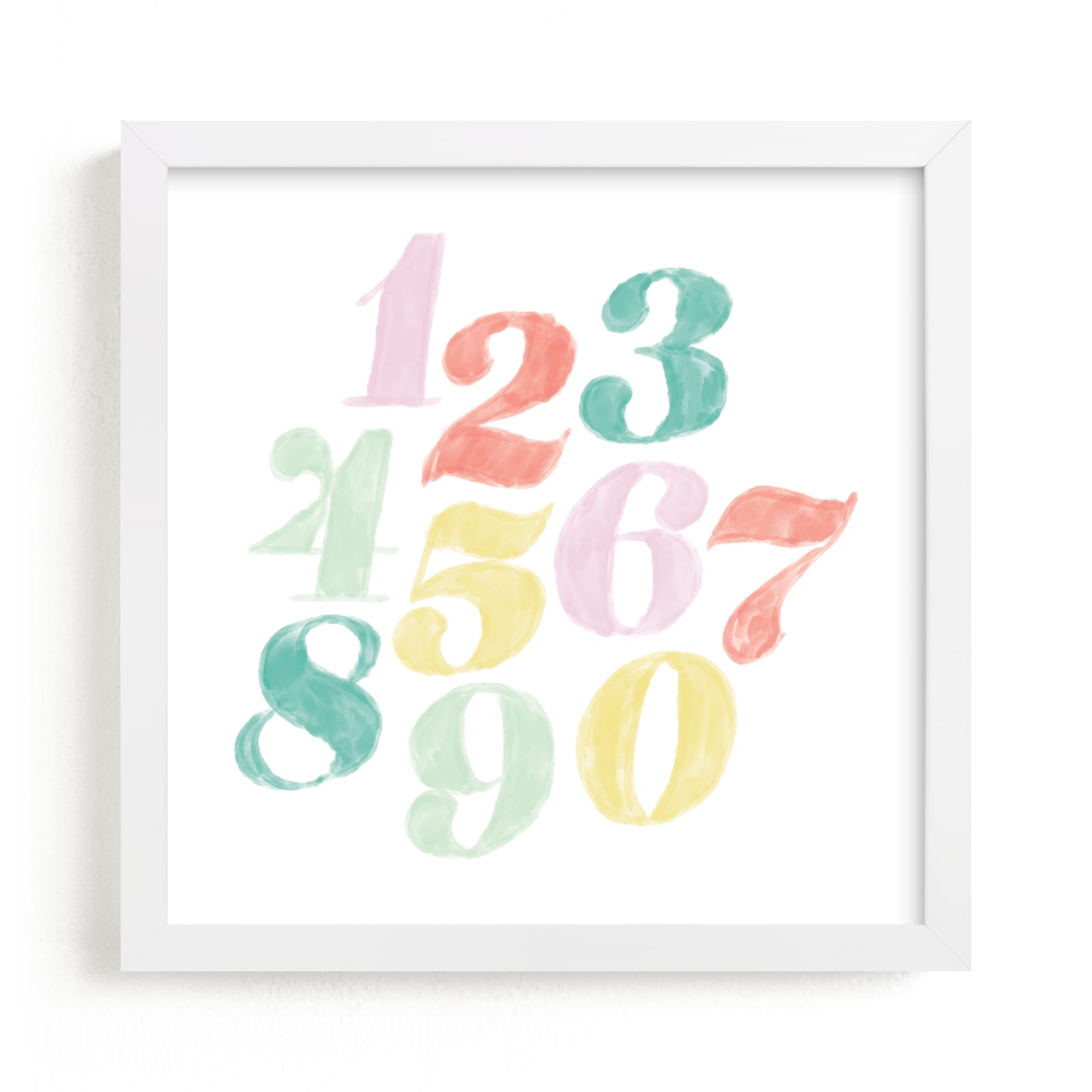 "Numerals" - Limited Edition Art Print by Carolyn Kach in beautiful frame options and a variety of sizes.