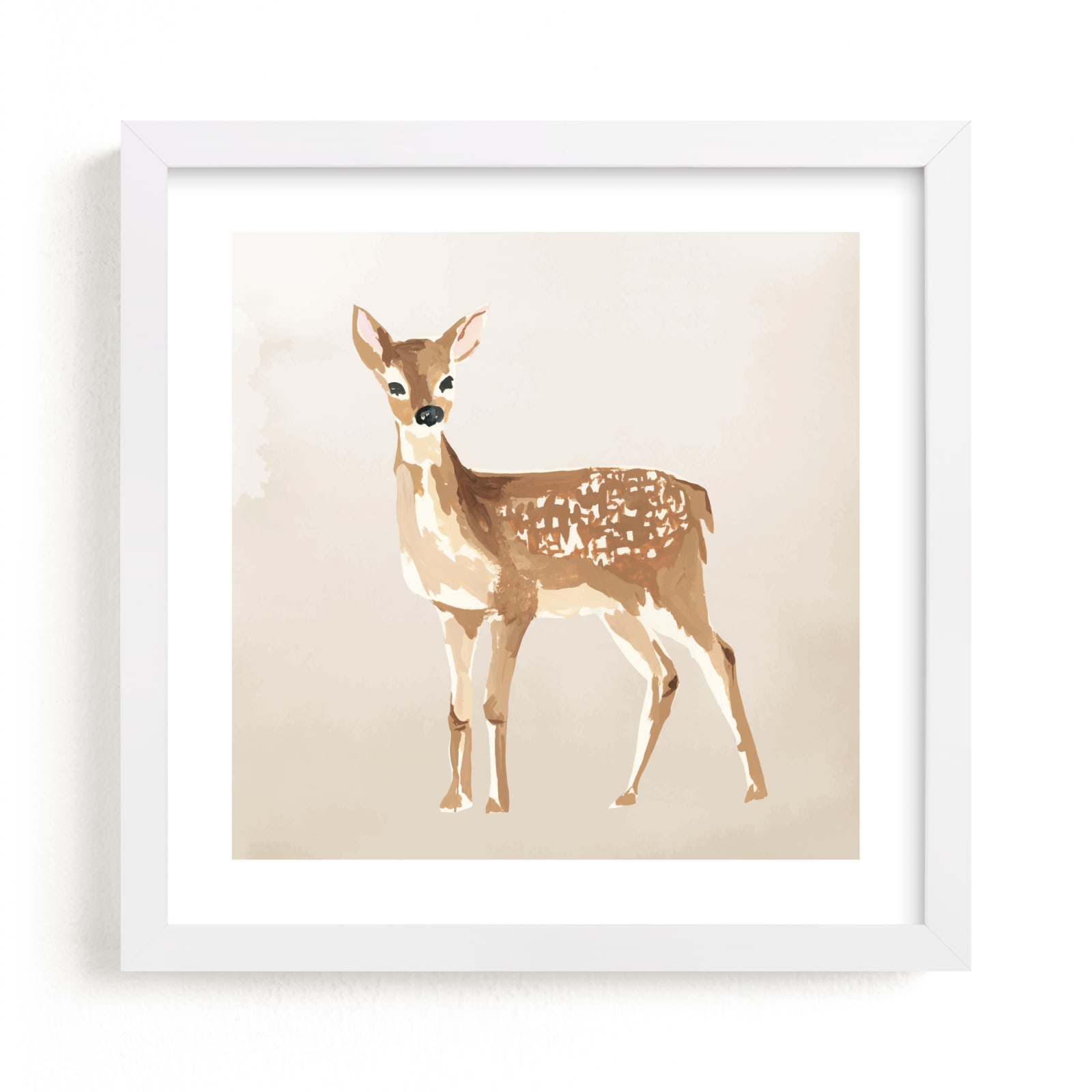 "Enchanted Deer II" - Limited Edition Art Print by Teju Reval in beautiful frame options and a variety of sizes.