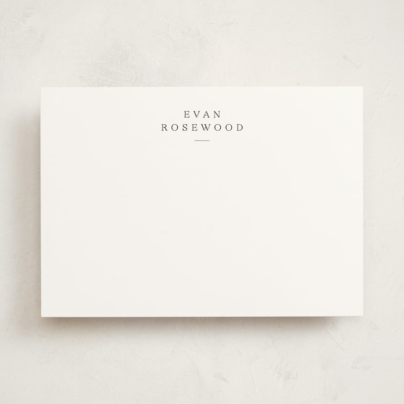 Resume 5x7 Personalized Stationery by Megan Davis