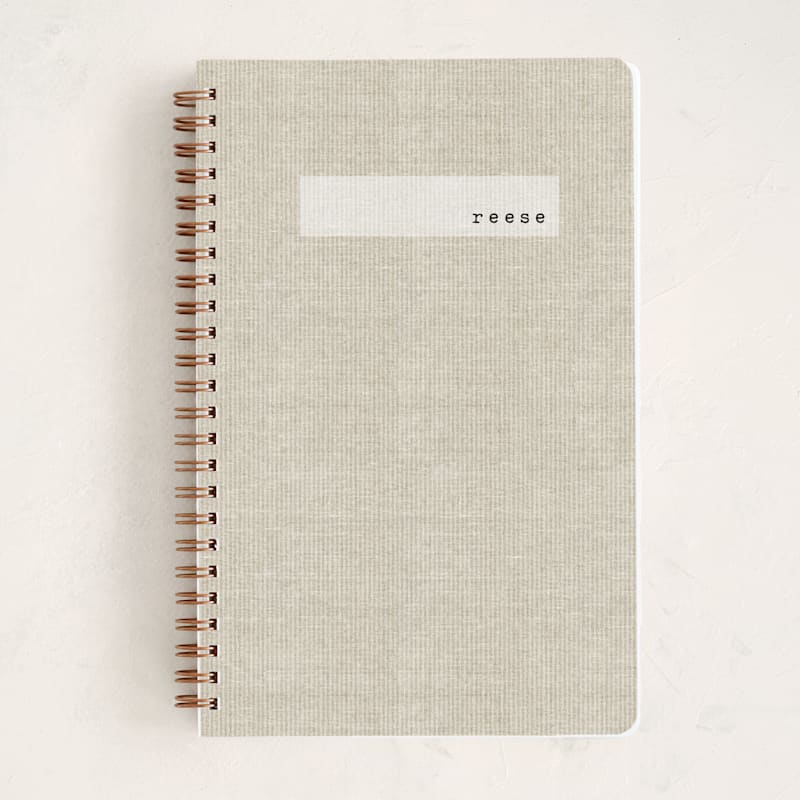 Minimal Linen Journal