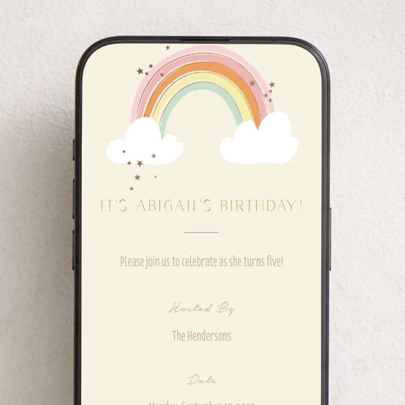 MIN-01B-OKB - Rainbow Birthday